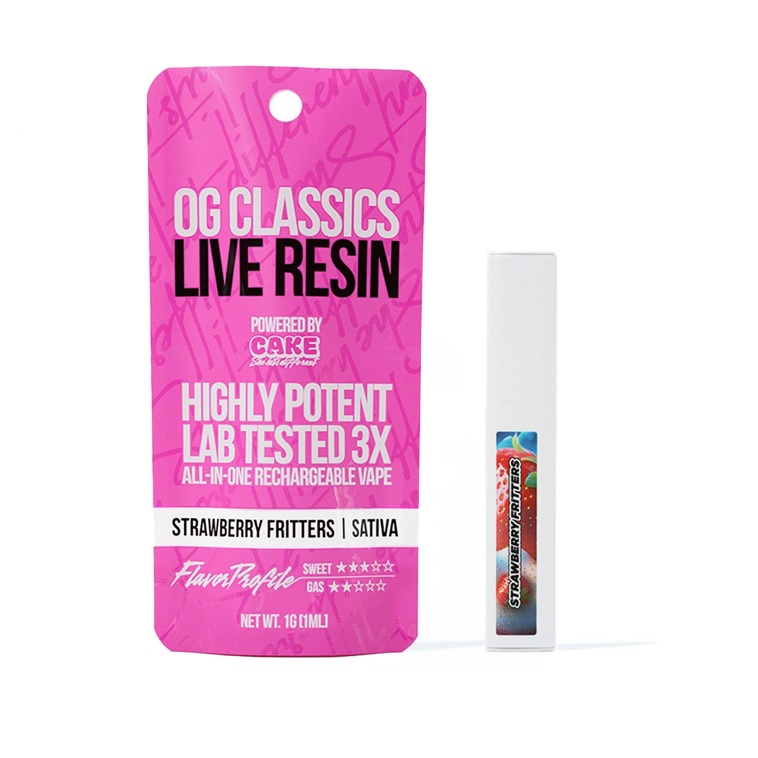CAKE | STRAWBERRY FRITTERS | OG CLASSICS ALL-IN-ONE | 1G