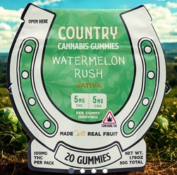 Watermelon Rush THC:CBG 5mgx20