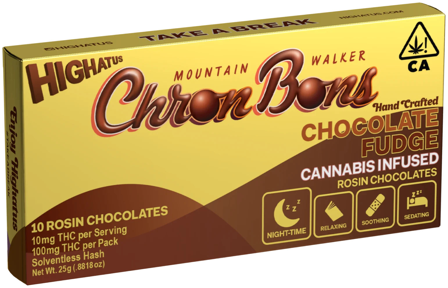 Highatus: Fudge Chronbons