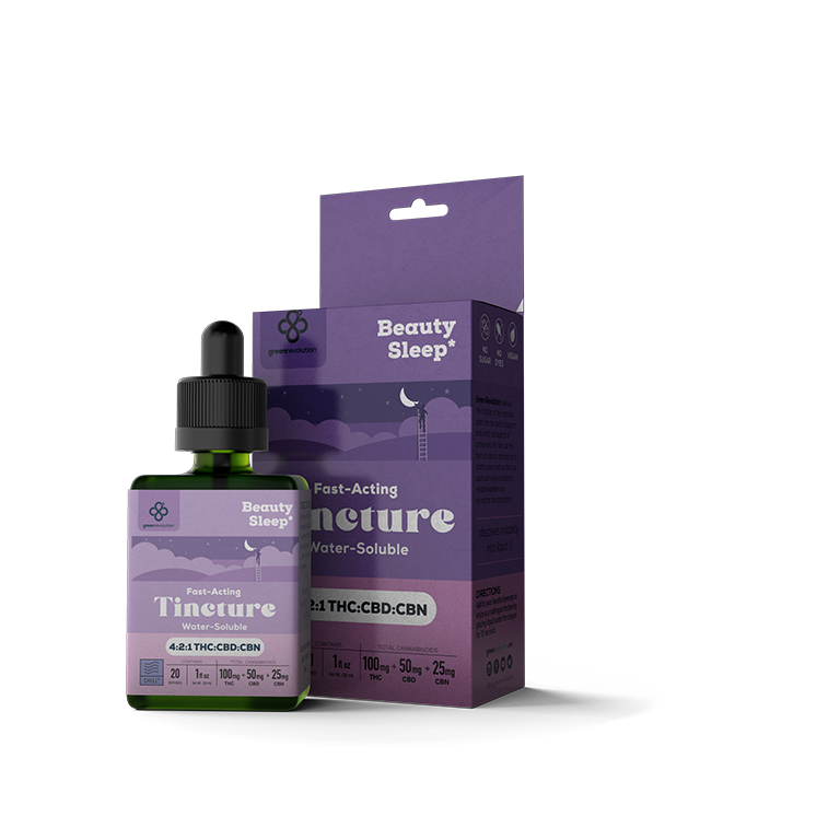Green Revolution | Tincture | Beauty Sleep (4:2:1) | 100mg | .1g by Green Revolution - flower cannabis product