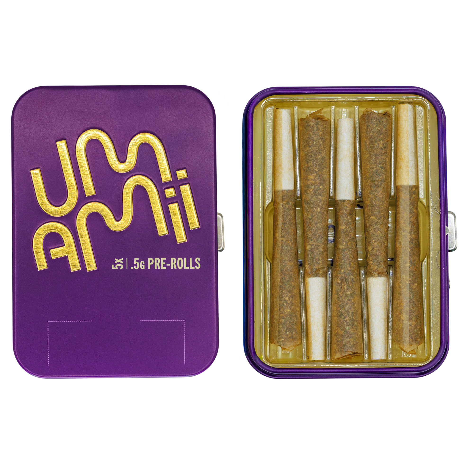 Umamii | 5pk Bubble Hash Infused Joints | Lemon Pepper x Full Melt