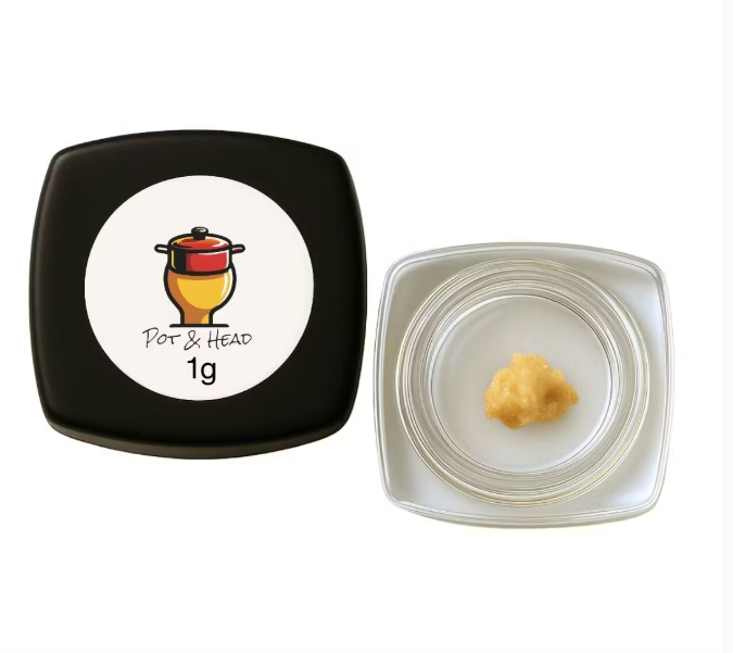 Pot & Head OGK4 Cured Live Rosin