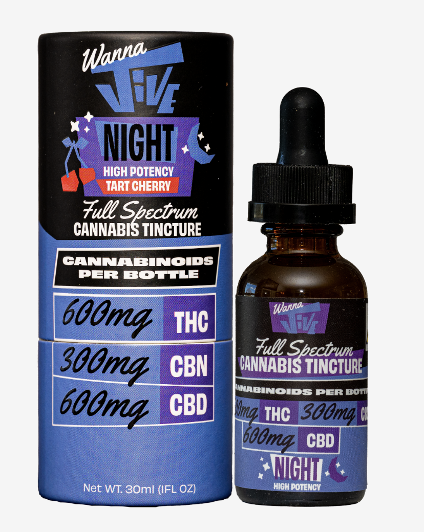 Night | THC : CBN : CBD Tincture | 600mg