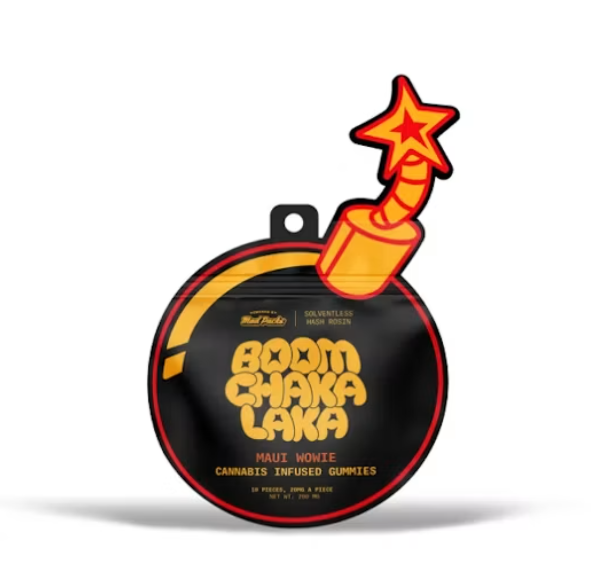 Mad Packs | Boom Chaka Laka | 200mg Hash Rosin Gummies | Maui Wowie