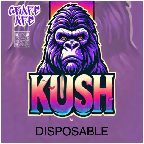 Kush Products | DISPOSABLE Grape Ape Kush Kart  | 1g