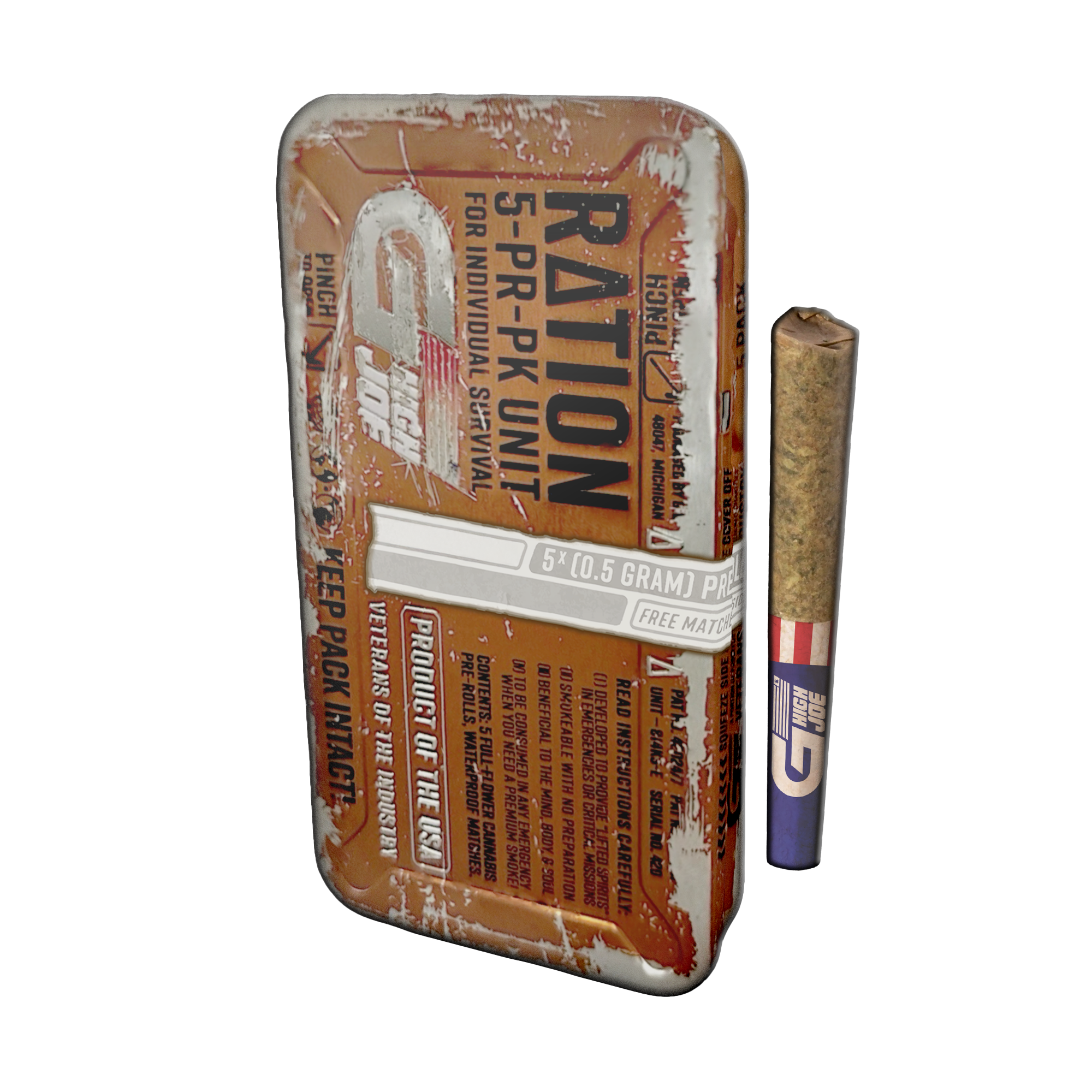 Ration 5pk Pre Rolls Goat