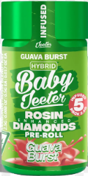 Baby Jeeter - Guava Burst - 5 x .5g Rosin Infused Prerolls
