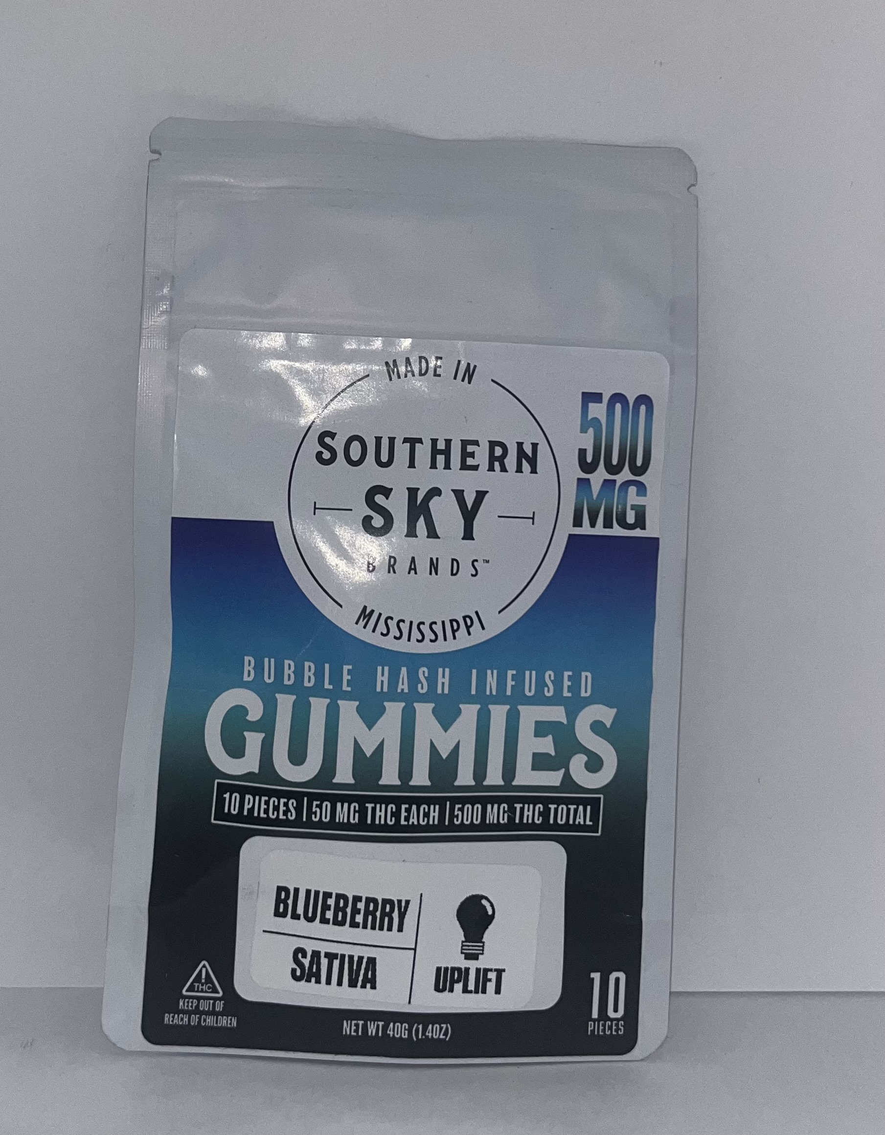 Southern Sky Brands | 500mg | Blueberry | Bubble Hash Infused