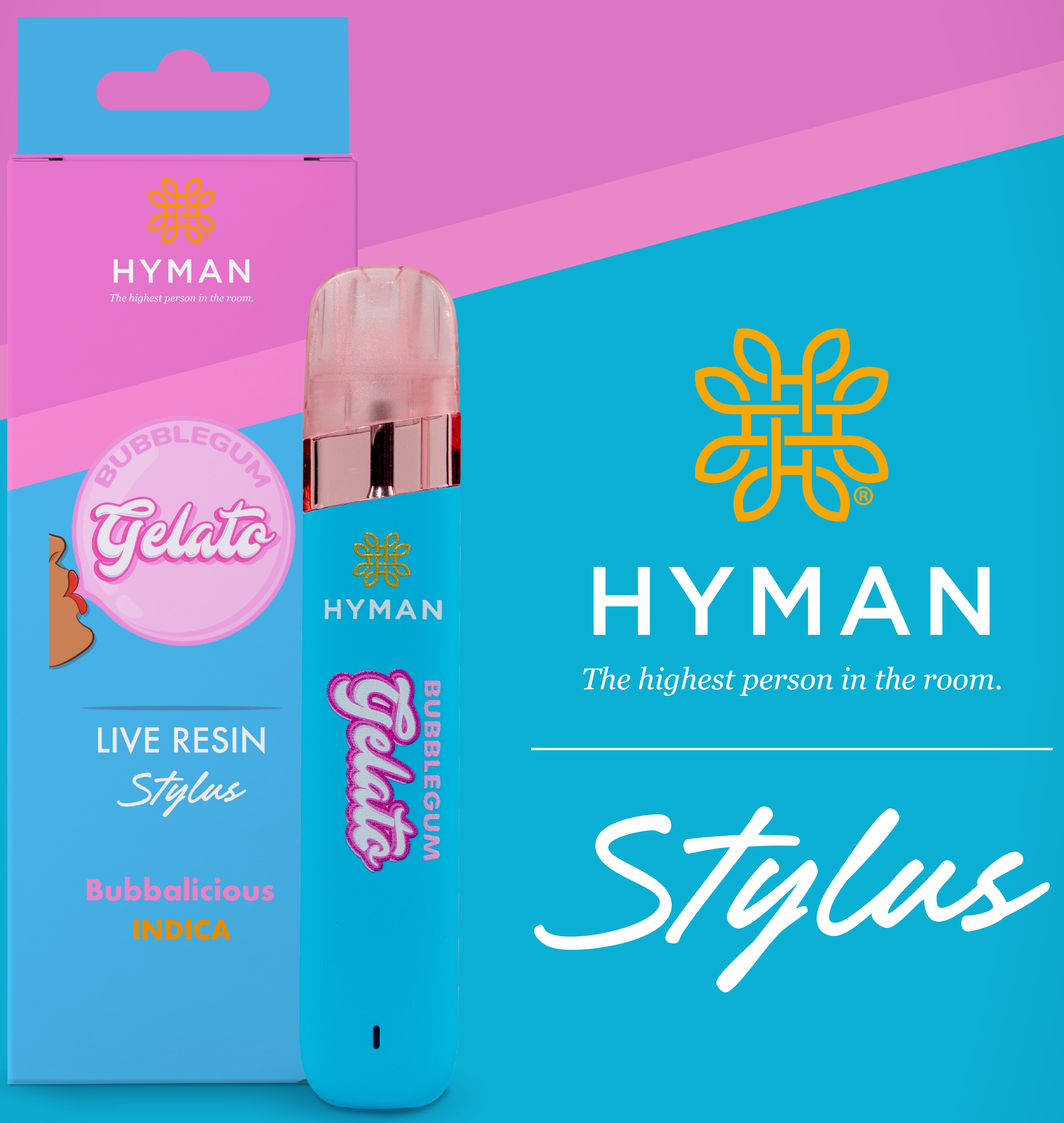Hyman: Bubblegum Gelato 1g Live Resin Stylus