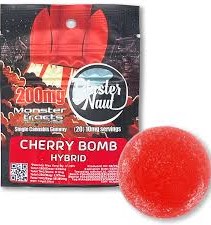 AU Monster x Blasternaut: Cherry Bomb Single Gummy 200mg