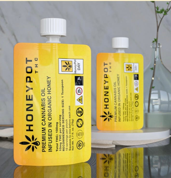 HONEY POT - INFUSED HONEY - 100MG - SATIVA