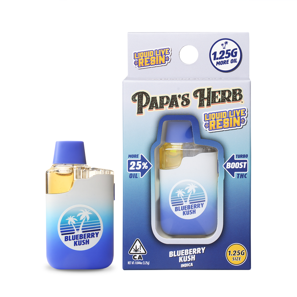 Papa's Herb Live Resin Blueberry Kush