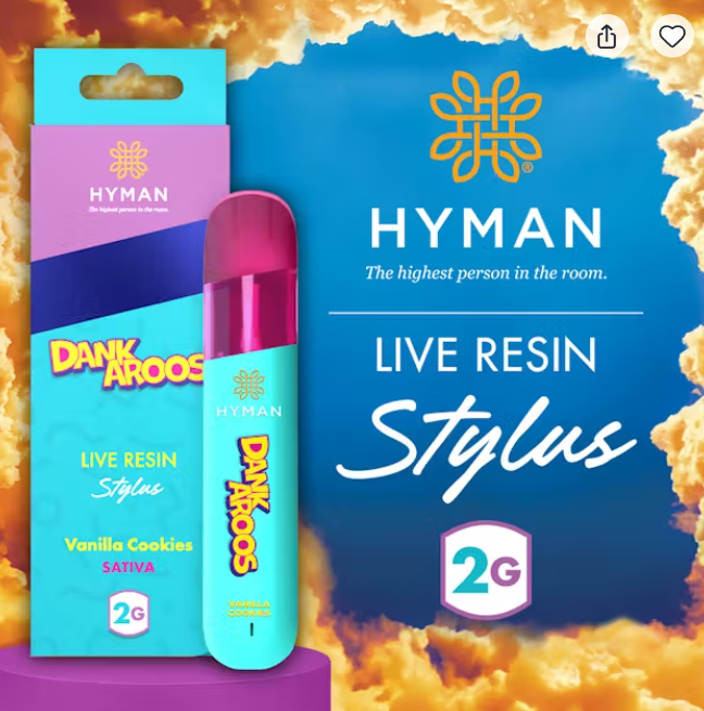 Dankaroos | Live Resin Stylus Disposable | 2g | Sativa