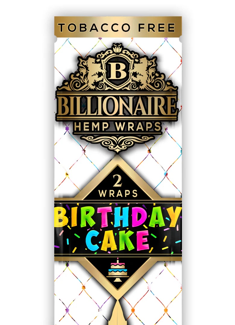 Billionaire Hemps Wraps - Birthday Cake