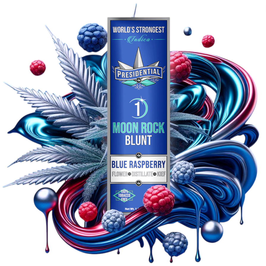 Presidential Blue Raspberry Infused Blunt