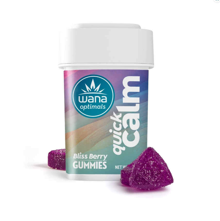 WANA Gummies 10mg Quick: Calm Blissberry 10:10:1 CBD:CBG:THC 10pc