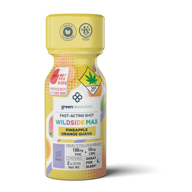 Wildside Pineapple Orange Guava Shot | 100mg