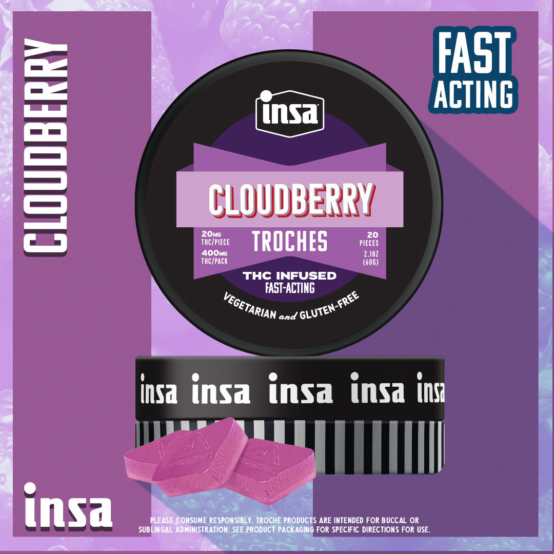 Cloud Berry RSO Troches [20pk] (400mg)