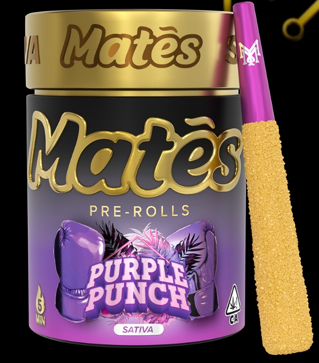 MuhaMeds - Mates Infused Pre-Roll - x 5 pk - Purple Punch