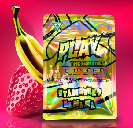 Strawberry Banana | 200mg Gummies 4pk | 4x50mg