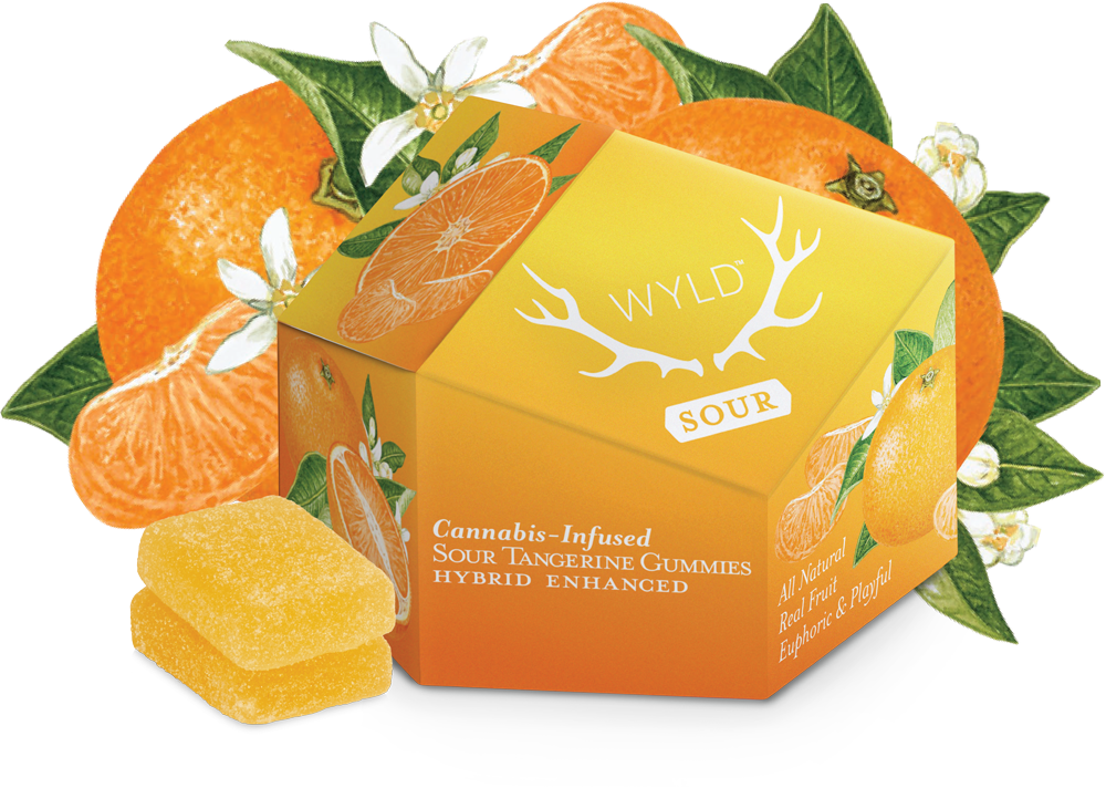 Wyld - Gummy - Sour Tangerine - (H) - 100mg