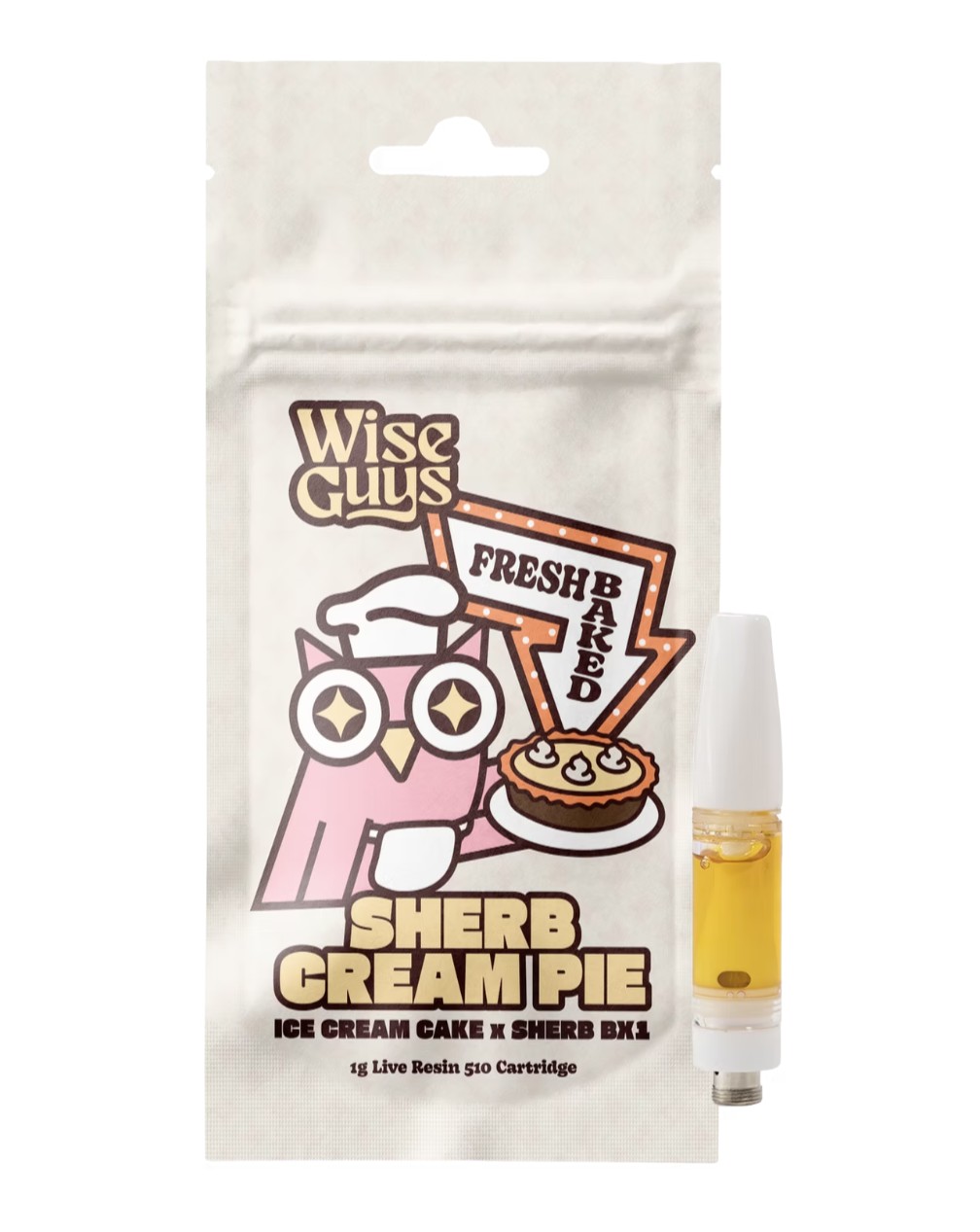 Wise Guys Sherb Cream Pie Live Resin 510
