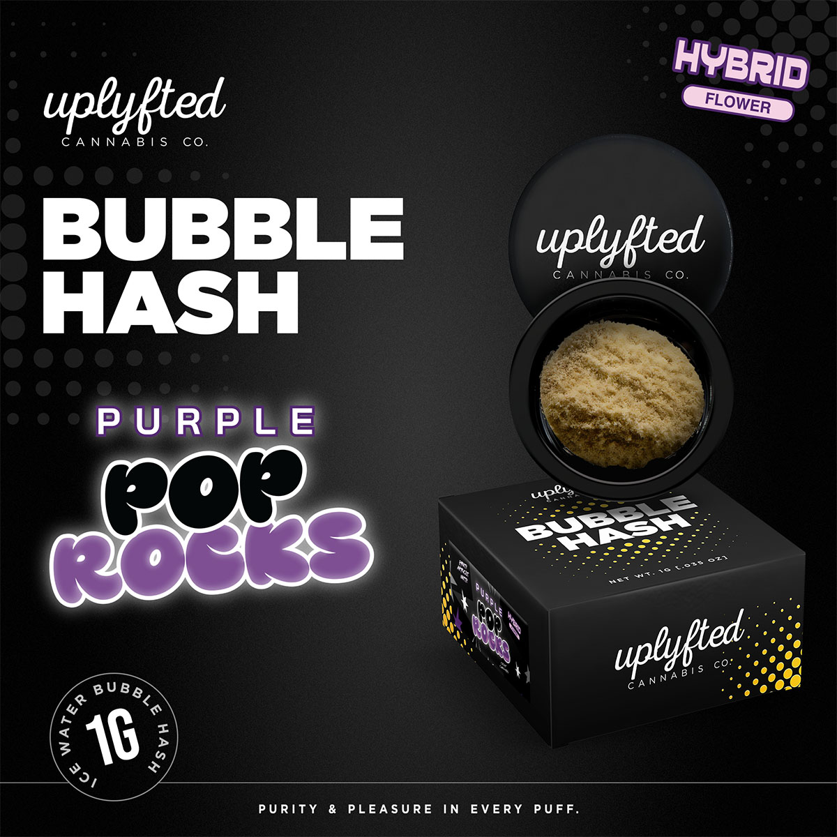 UPLYFTED | PURPLE POP ROCKS BUBBLE HASH