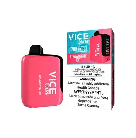 Vice Box 2 70K Strawberry Ice Disposable Nicotine Vape 20mg 20ml