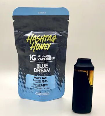 Hashtag Blue Dream 1g Vape Cart Sativa