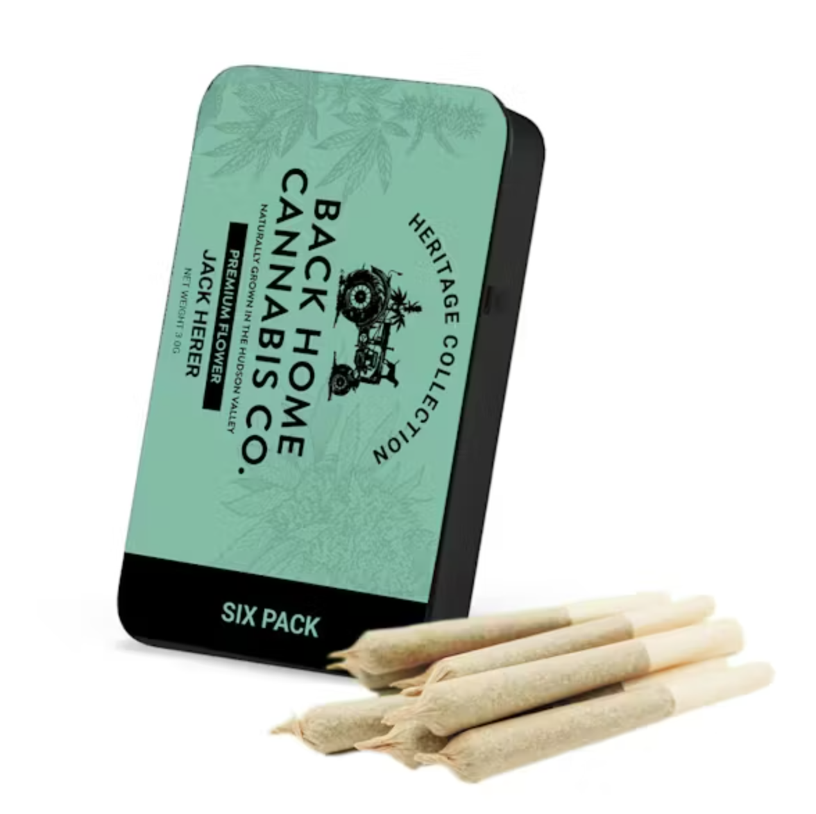 Back Home Cannabis - Jack Herer 6pk Preroll - 3g