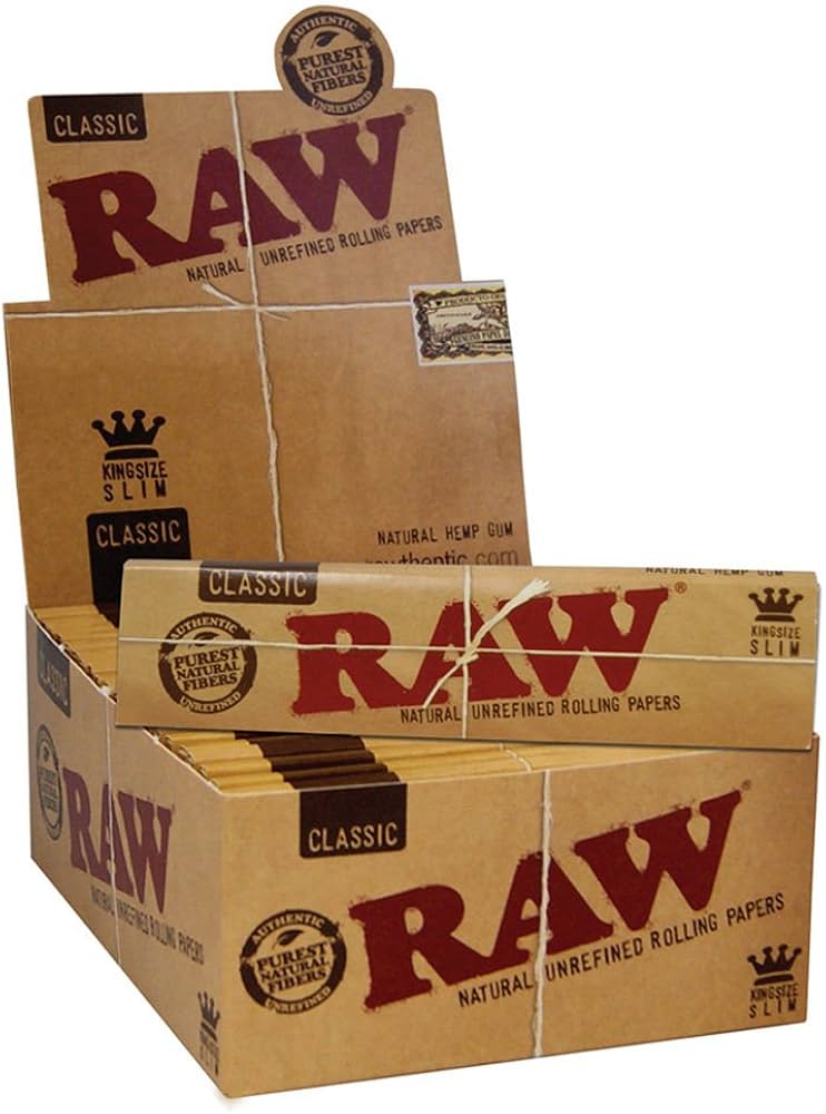 Raw King Size Slim Classic Rolling Papers product photo