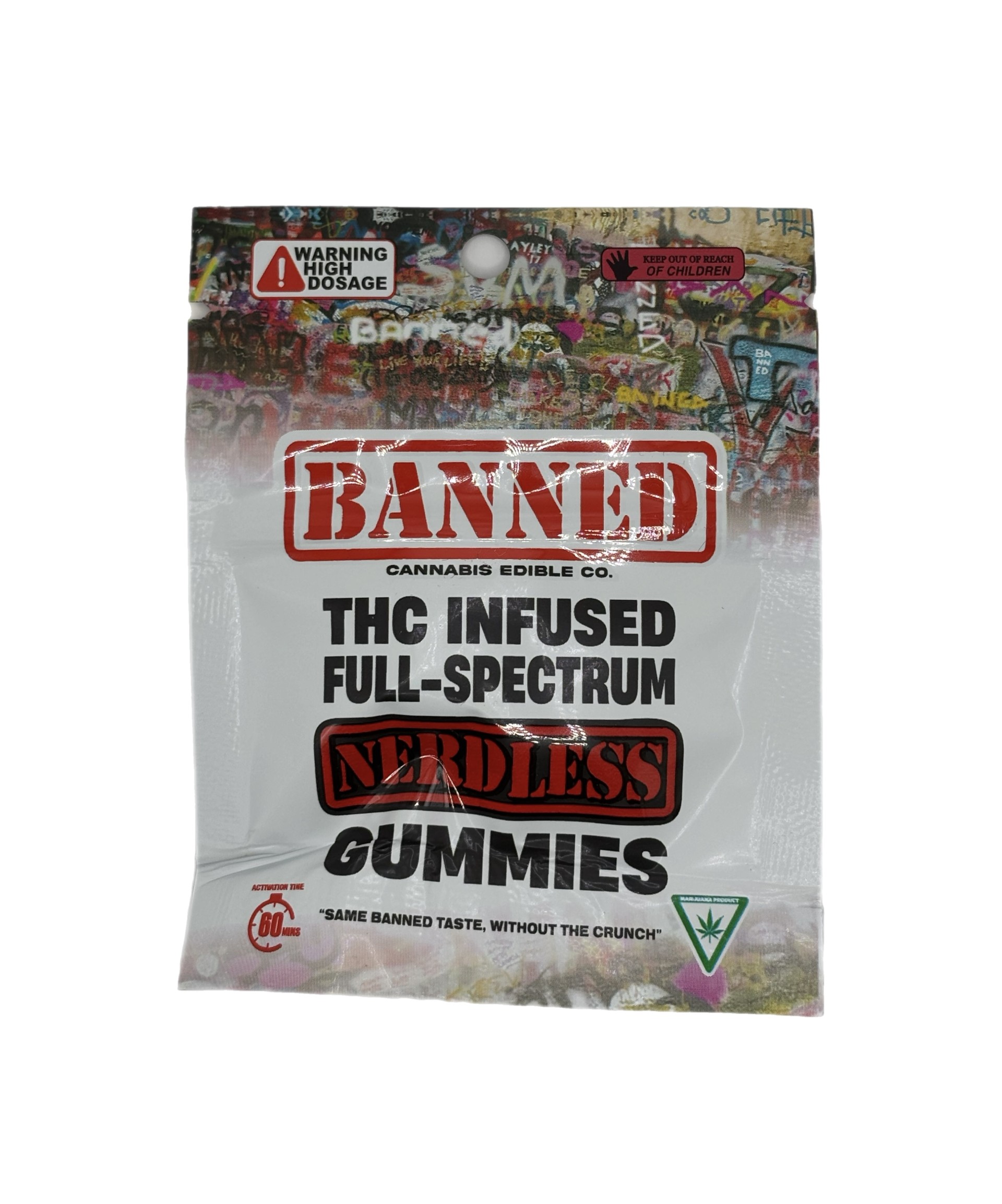 BANNED | GREEN APPLE | NERDLESS GUMMY | 200MG