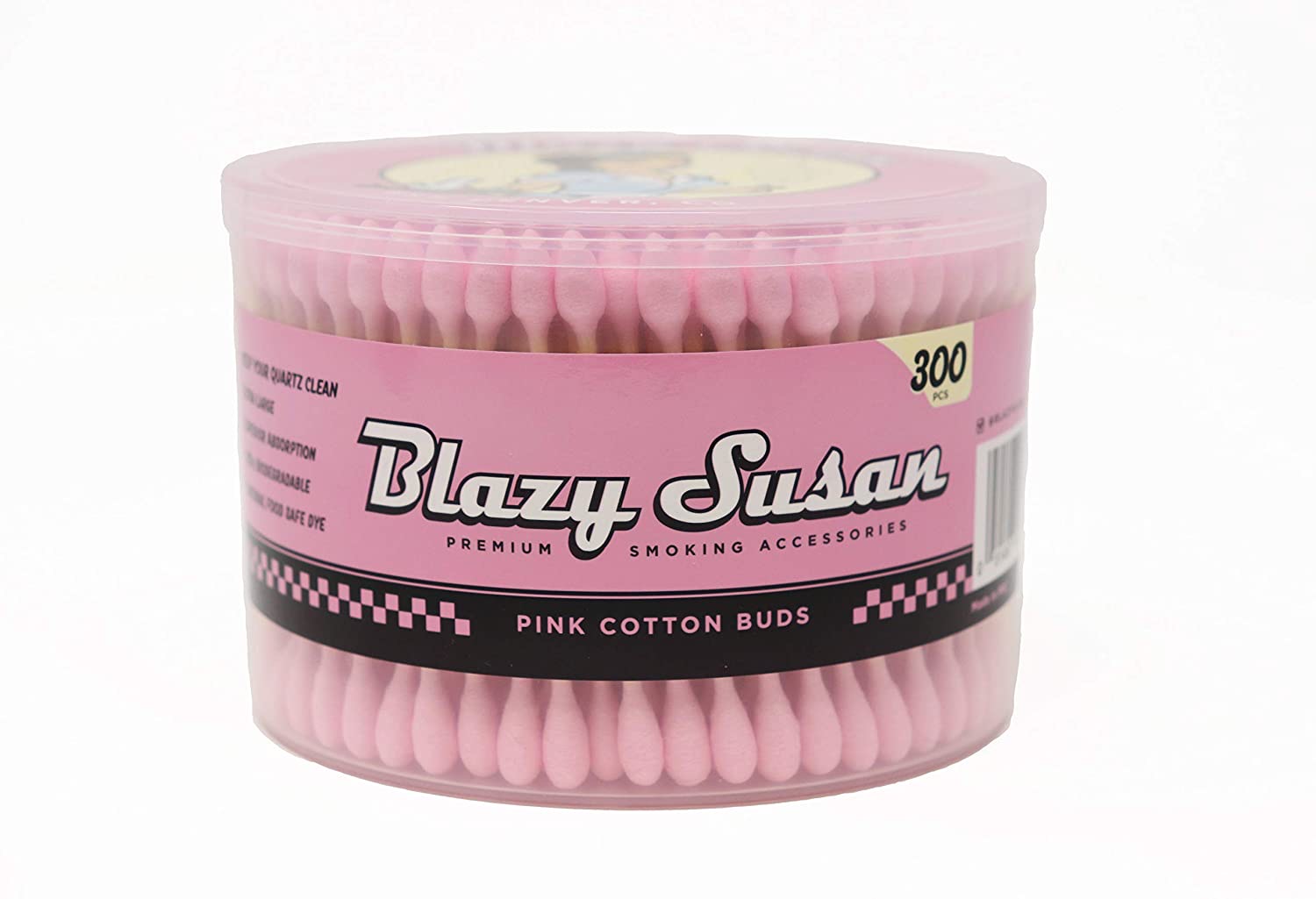 BLAZY SUSAN: Pink Cotton Buds 300ct