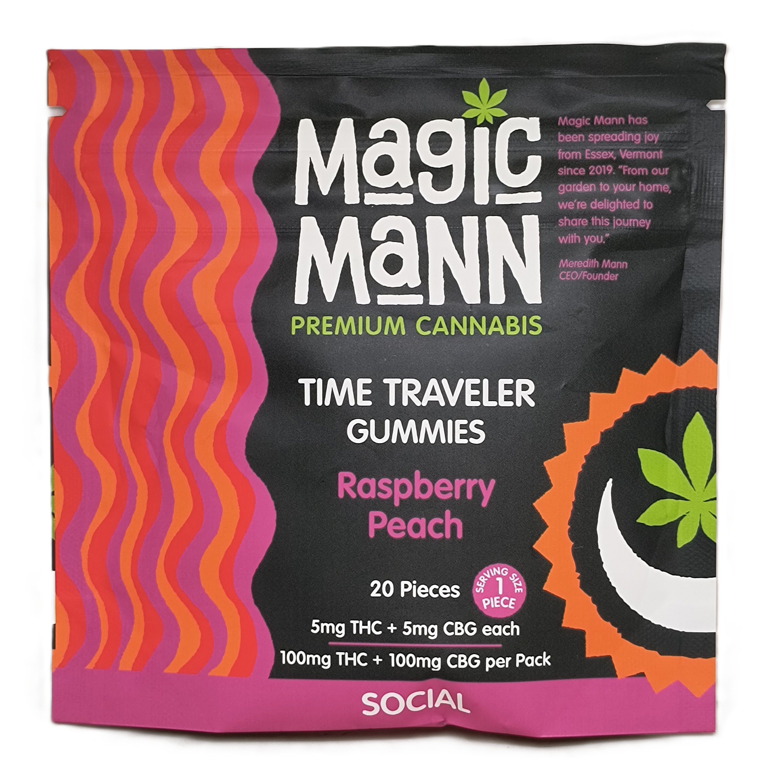 Time Traveler Social Gummies Thc+cbg