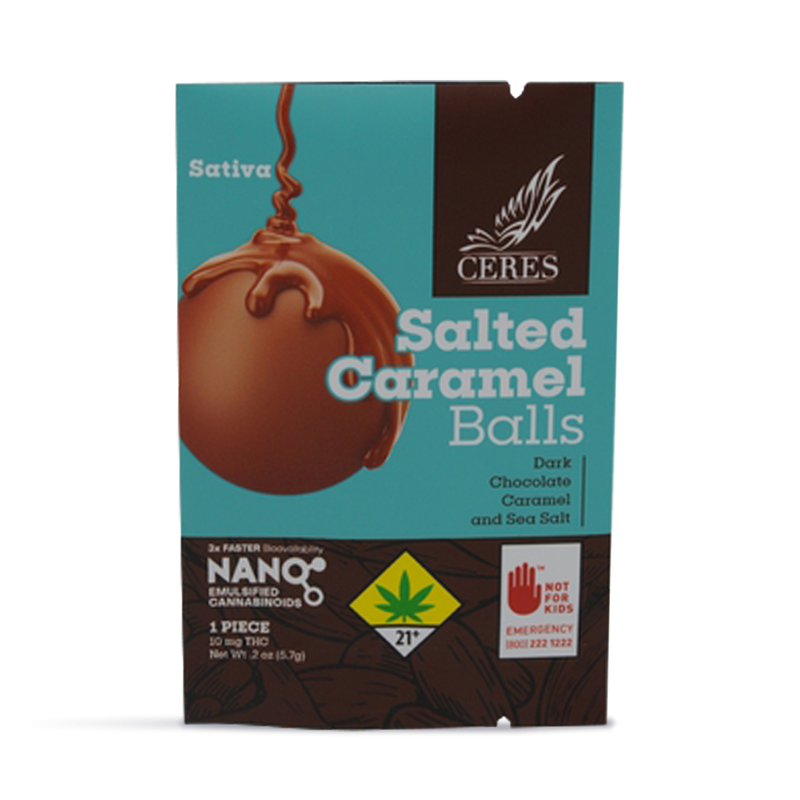 Salted Caramel Ball Sativa | 10mg