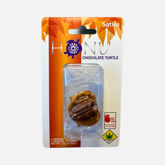 Honu Chocolate Turtles (Sativa) 1pk (THC:10mg) .39oz