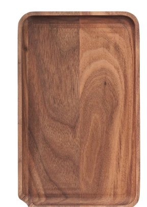 WOOD ROLLING TRAY