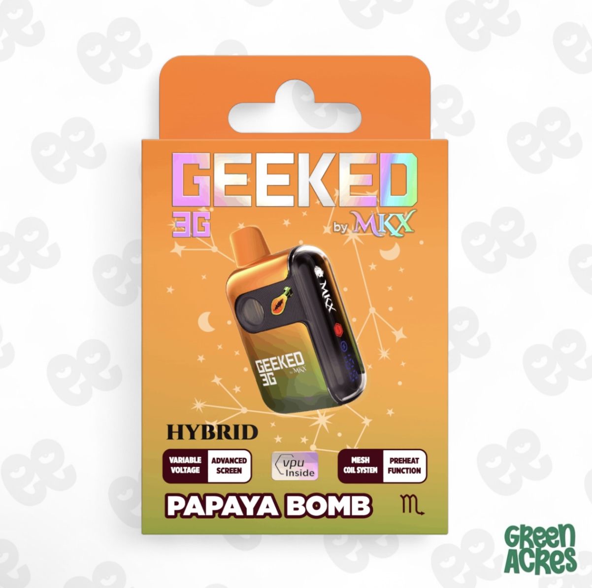 Papaya Bomb 3G Vape Disposable