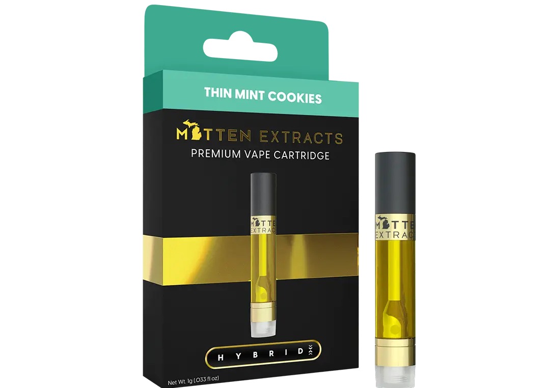 Mitten Extracts - Cartridge 1g - Thin Mint Cookies - Hybrid