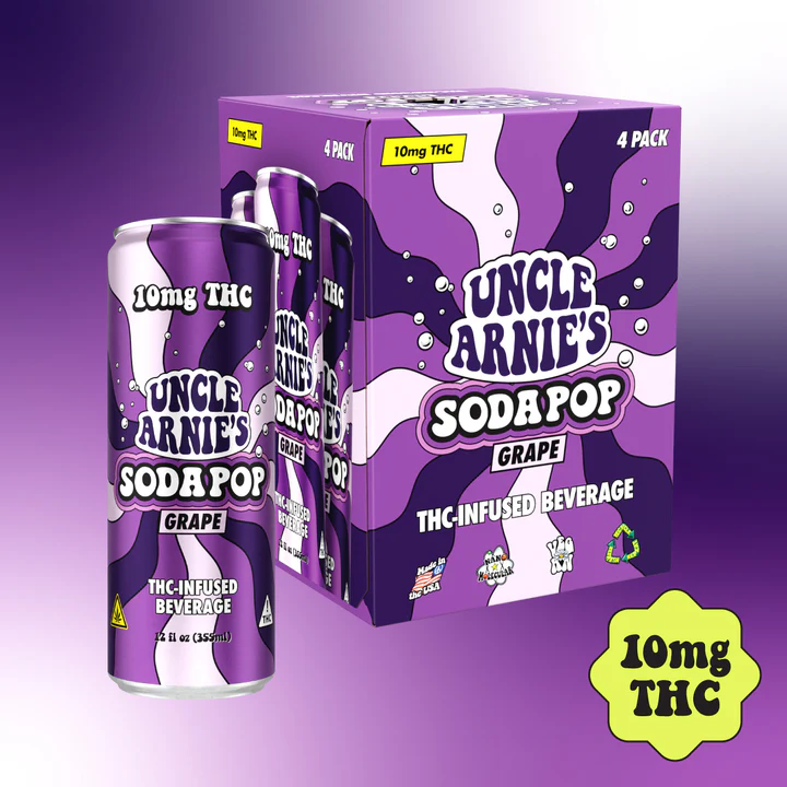 Uncle Arnie Sodapop Grape 10mg