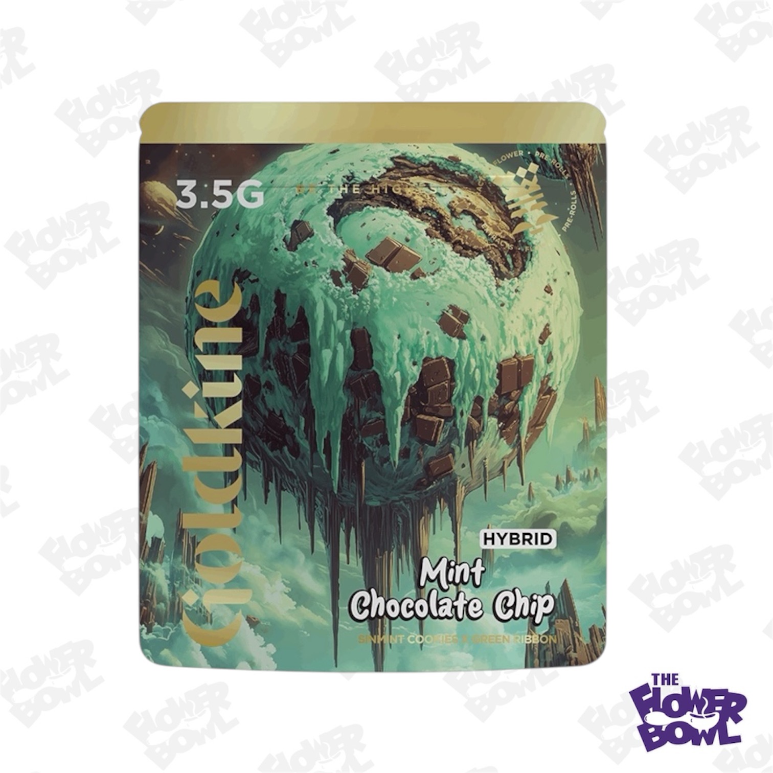 Goldkine: Mint Chocolate Chip Prepackaged 3.5G
