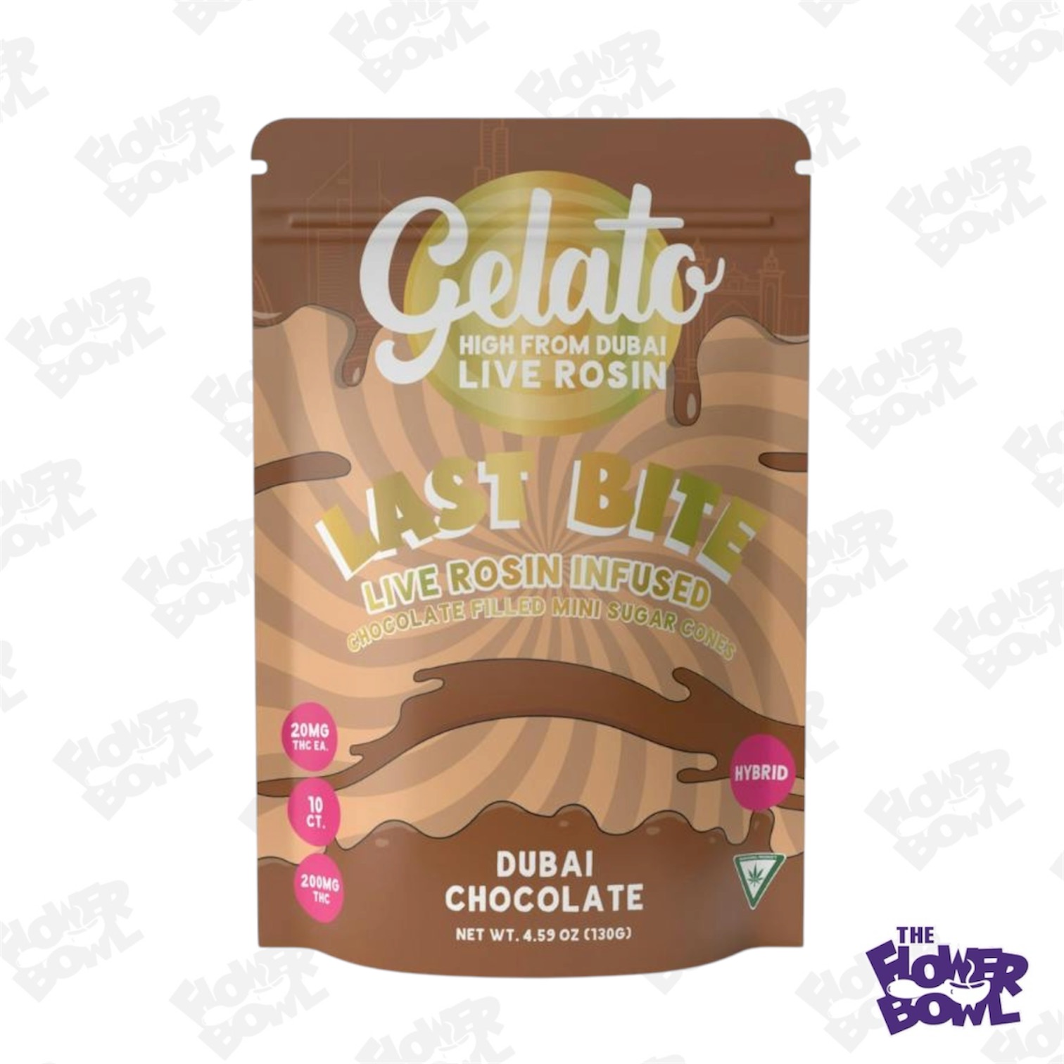 Gelato: Dubai Chocolate Live Rosin 200MG Last Bites