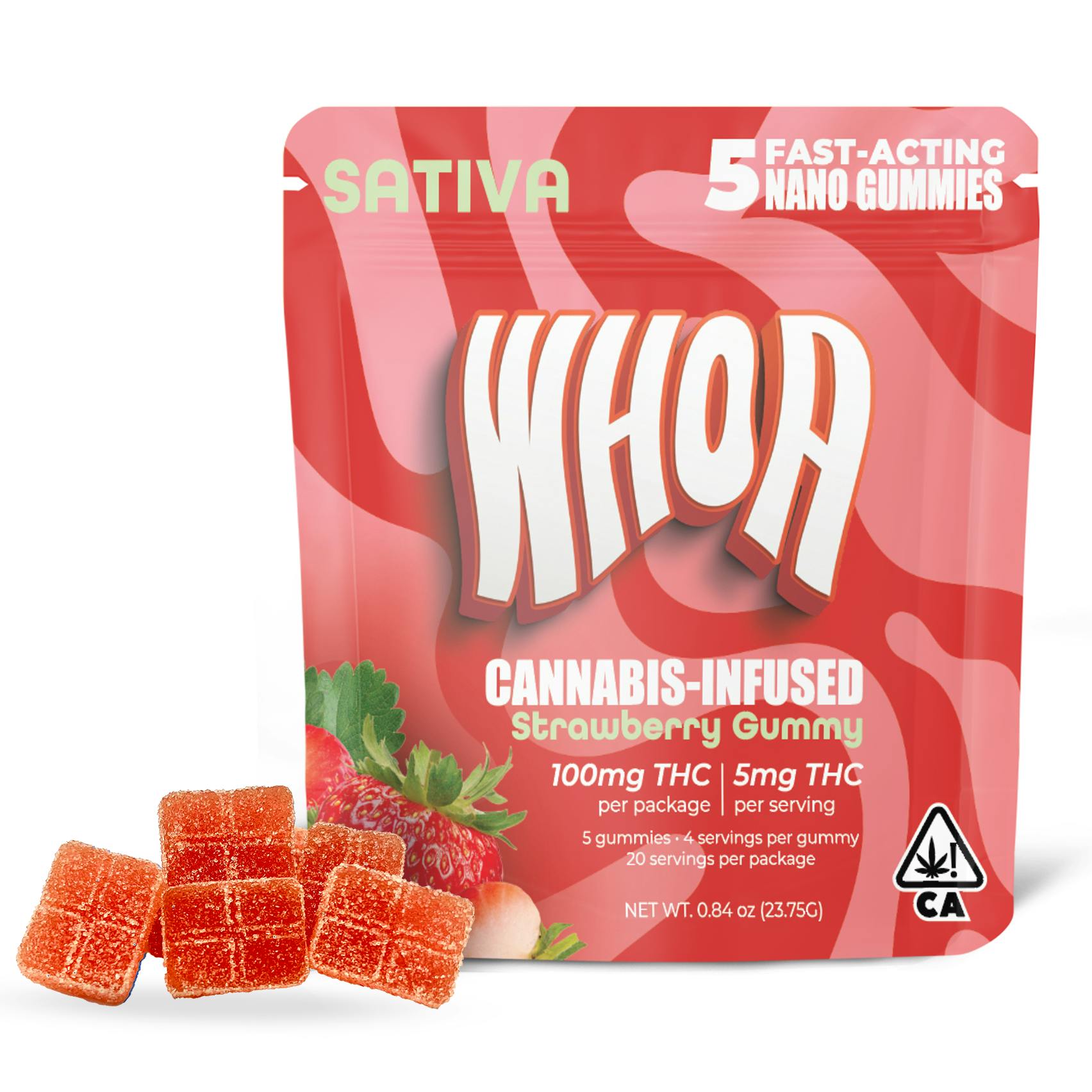 5pk Strawberry Sativa Gummies