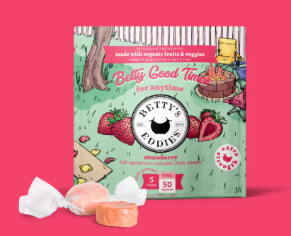 Strawberry Gummies 10pk 100mg ( H )