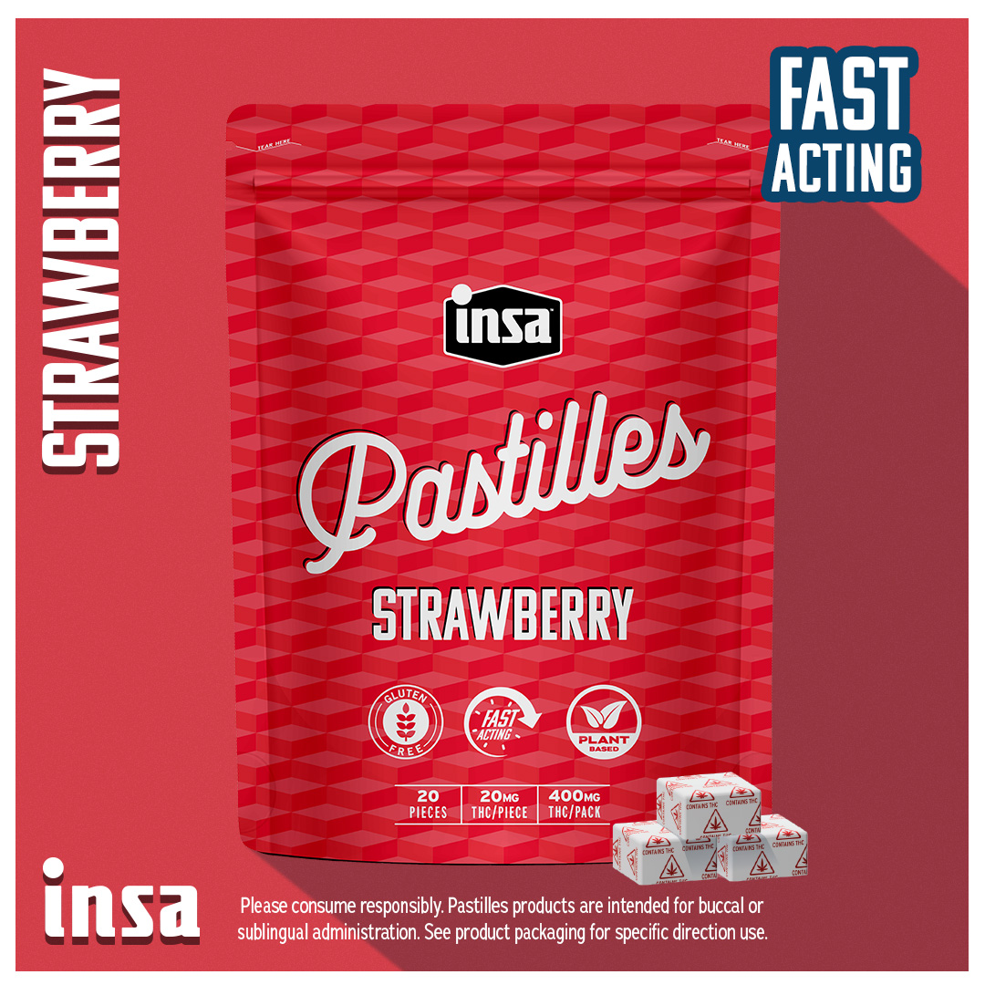 Strawberry Pastilles | 20mg/20pk (400mg)