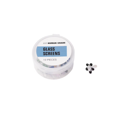 Generic Glass - 10-Count Glass Daisy Pipe Screens product photo