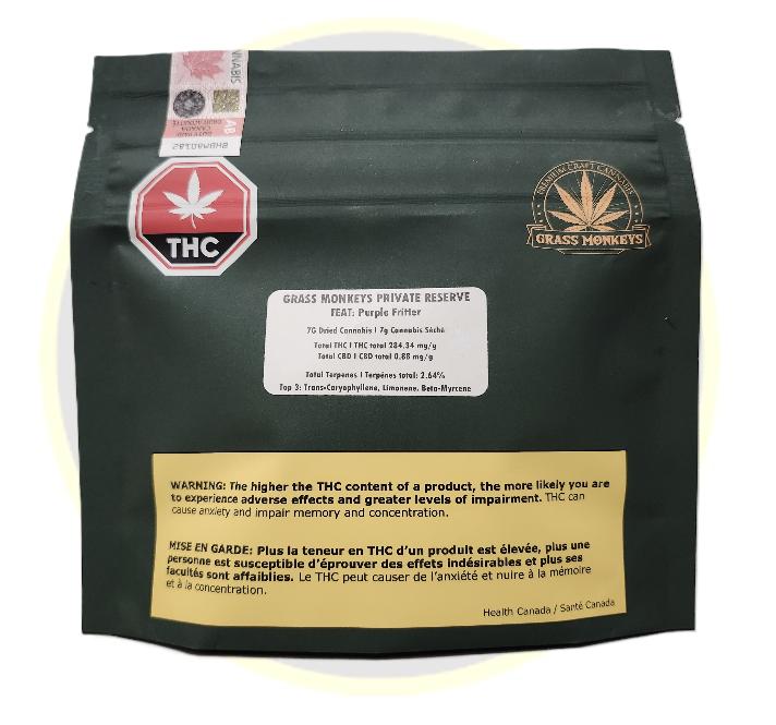Grass Monkeys Premium Craft Cannabis - Private Reserve Dried Flower - SC
