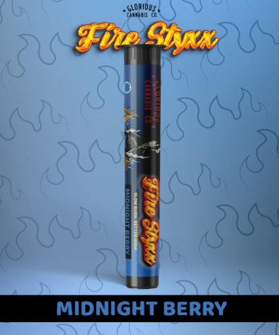 Fire Styxx Infused Pre Roll - Midnight Berry