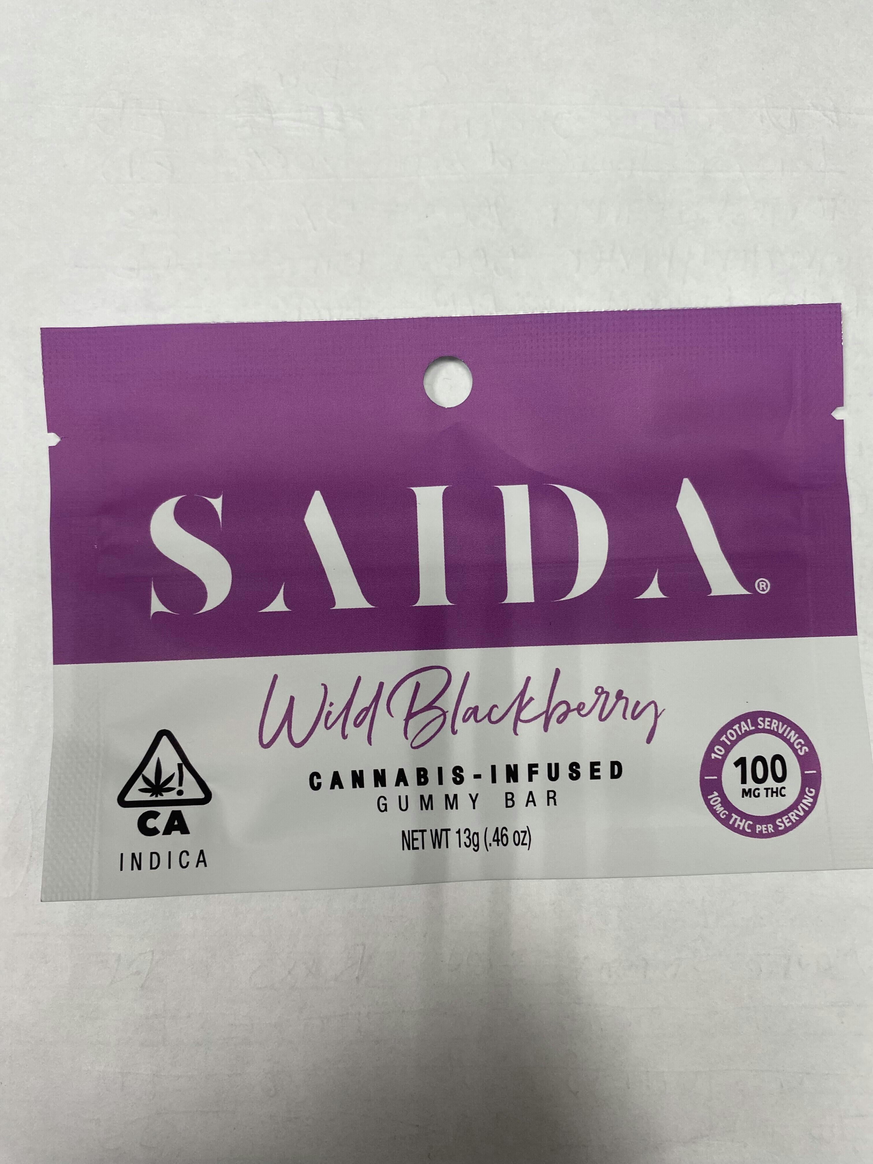 Wild Blackberry 100mg Gummy Bar
