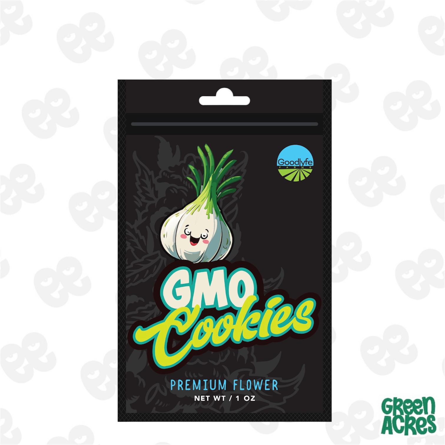 Goodlyfe: GMO Cookies 28G Prepackaged Flower
